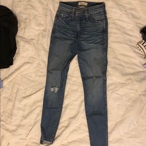 Madewell 10-inch high rise skinny jeans